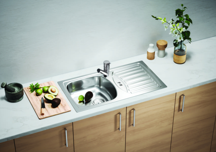 Chiuveta inox Basic 150 leinen stanga [4]