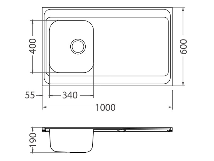 Classic 70 Pro satin stainless steel sink [7]
