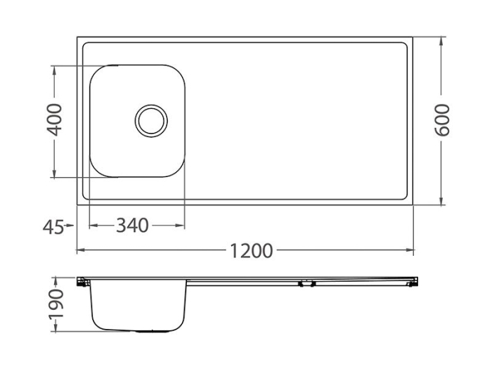 Stainless steel sink Classic 90 Pro satin [3]