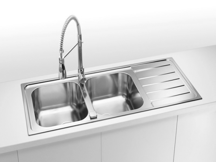 Chiuveta inox Line 100 Maxim satin [2]