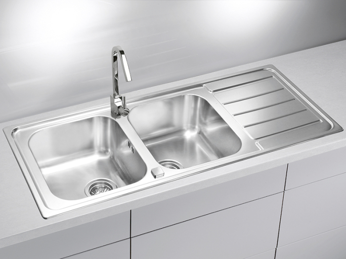 Chiuveta inox Line 100 satin [2]