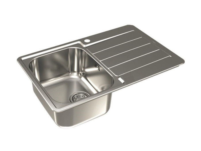 Line 80 Max satin stainless steel sink right [3]