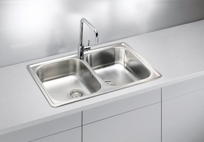 Chiuveta inox Line 90 satin [2]