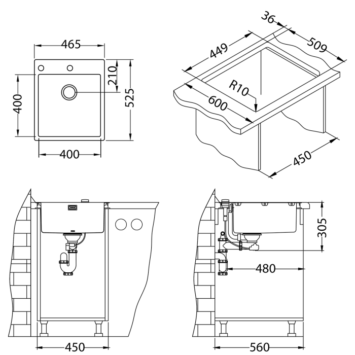 Chiuveta inox Pure 20 [5]