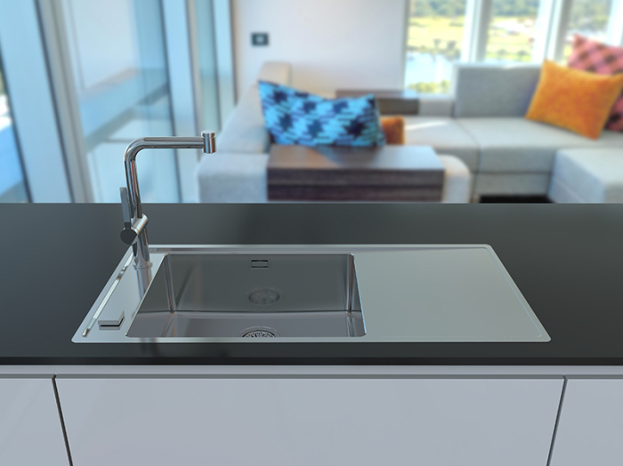 Chiuveta inox Stricto 30 dreapta [2]