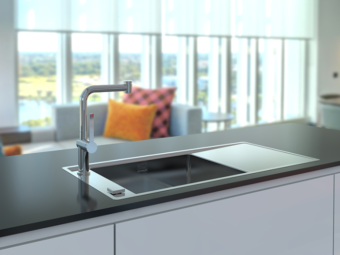 Stricto 30 stainless steel sink left [2]