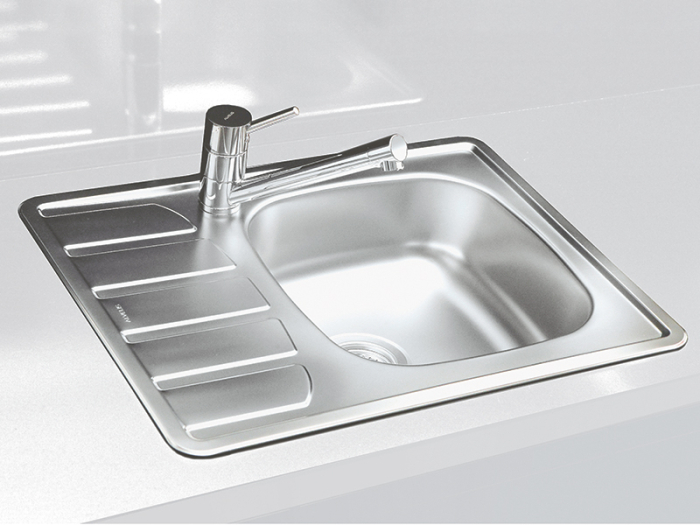 Stainless steel sink Zoom 10 leinen [2]