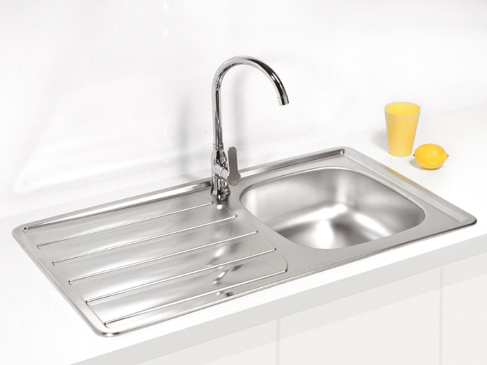 Stainless steel sink Zoom 30 leinen [2]
