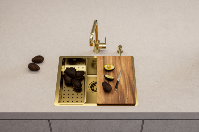 Chiuveta Monarch Kombino 50 auriu(montaj sub blat) [8]