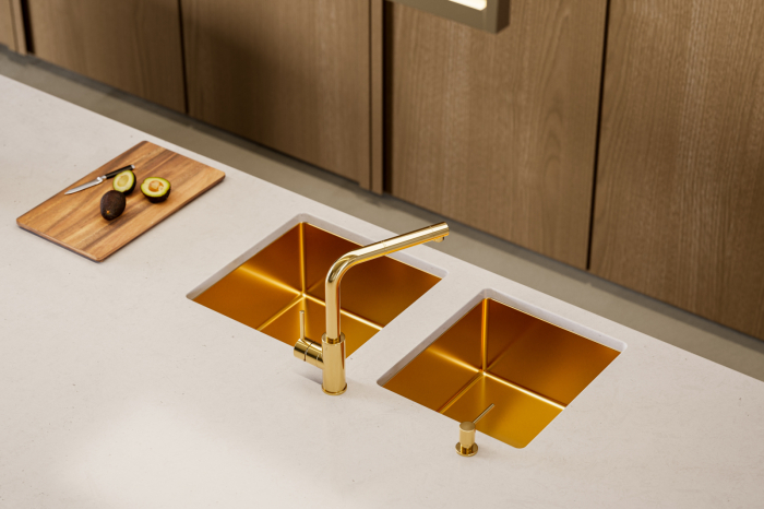 Stainless steel sink Monarch Quadrix 20 copper [5]