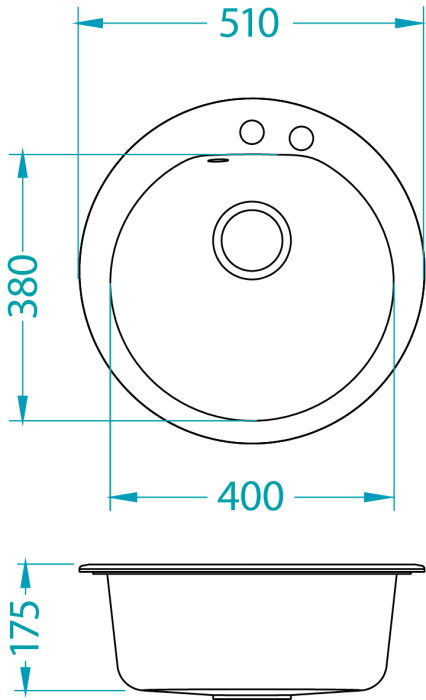 Niagara 10 black composite sink [2]