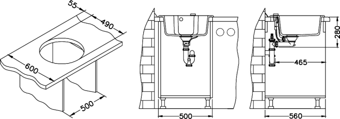 Niagara 10 black composite sink [3]