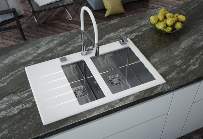 Crystalix glass sink 20 black right [2]