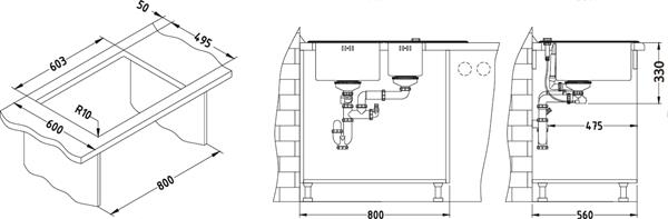 Crystalix glass sink 20 personalized left [3]