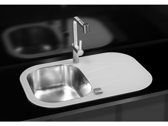 Chiuveta sticla Wave 20 alb [2]