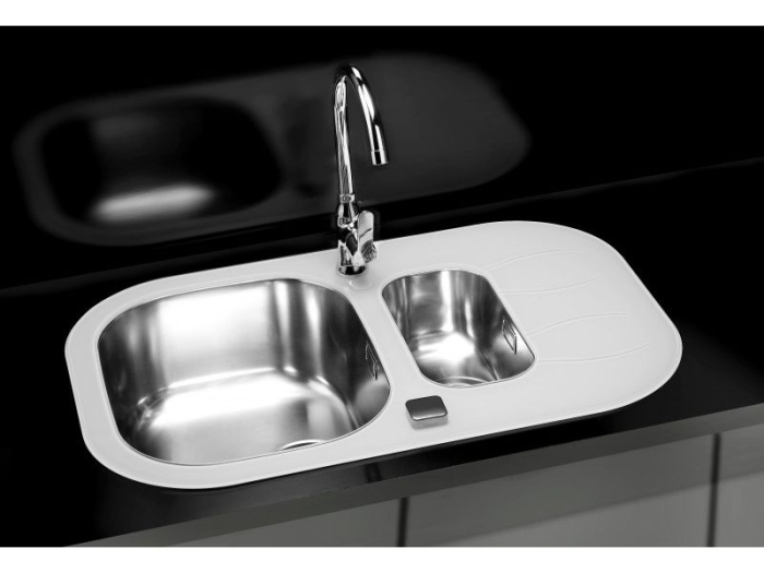 Chiuveta sticla Wave 30 alb [2]