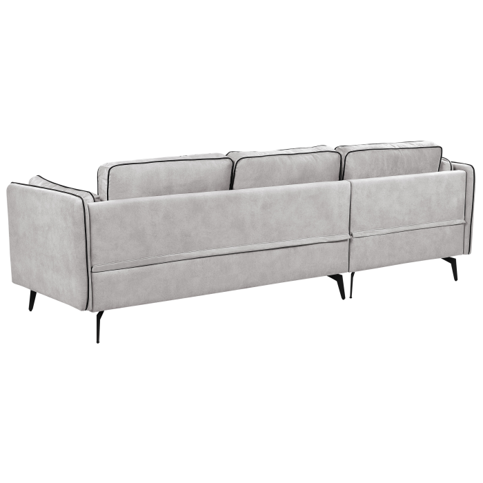 3-seater corner sofa ALTAN Velvet Light grey Right [7]