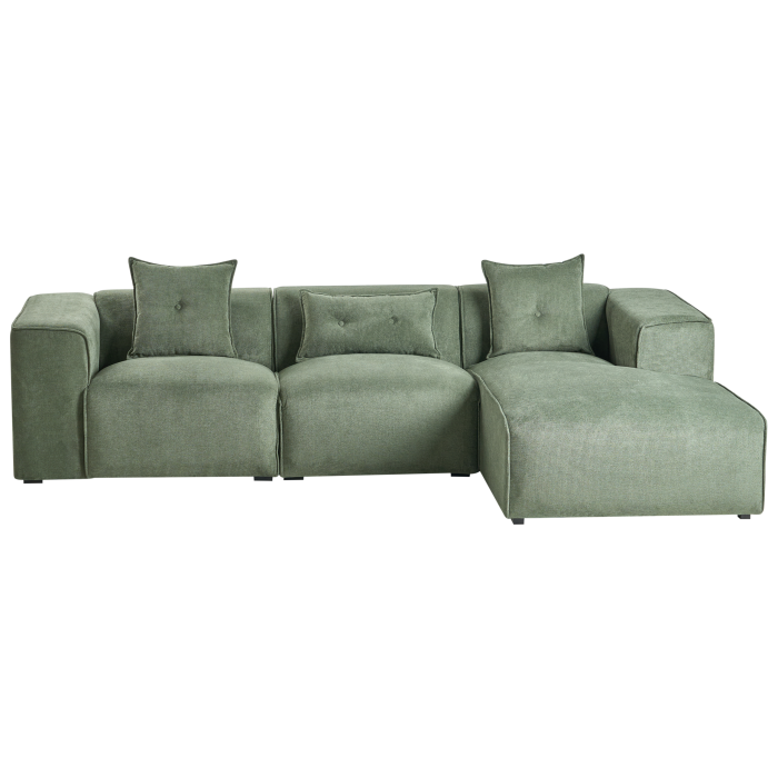 DOLVA 3-seater corner sofa Dark green left [2]