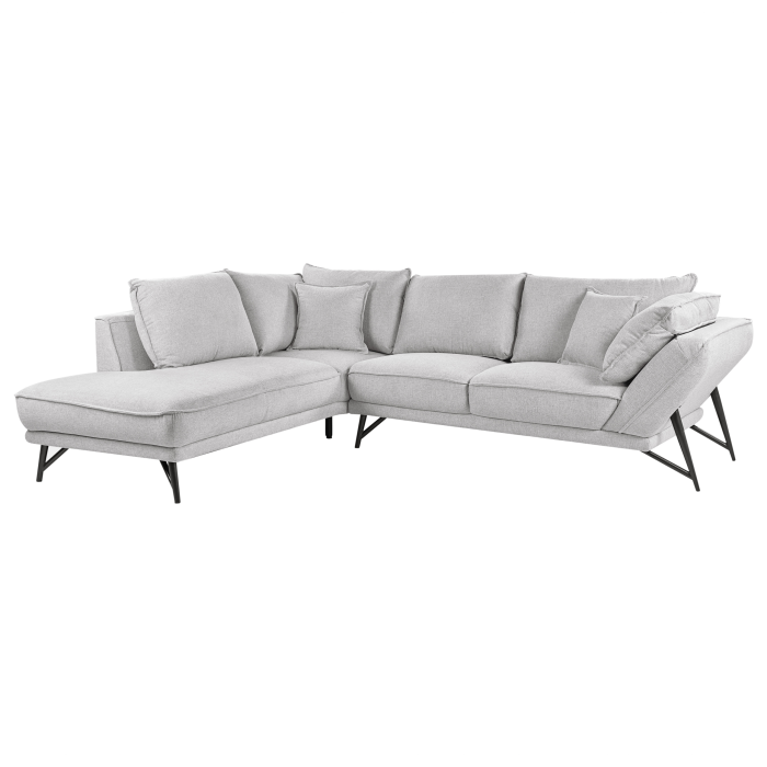 3-seater corner sofa ELGA Light grey Right [4]