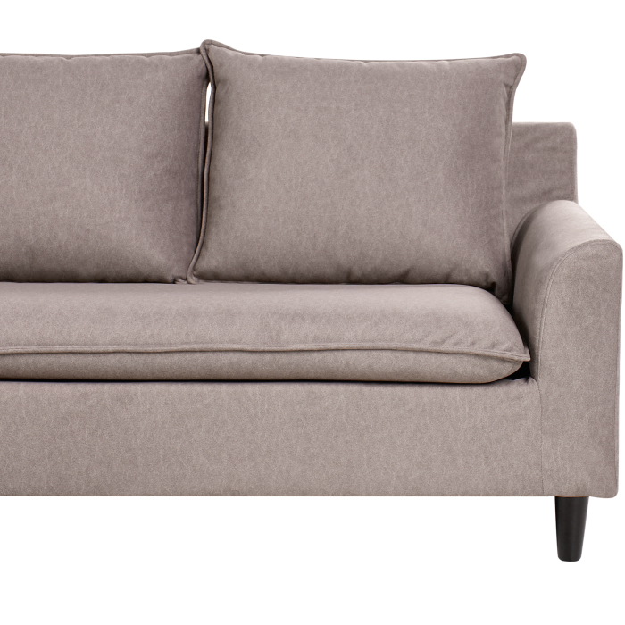 ELVENES 3-seater corner sofa Taupe Right [6]