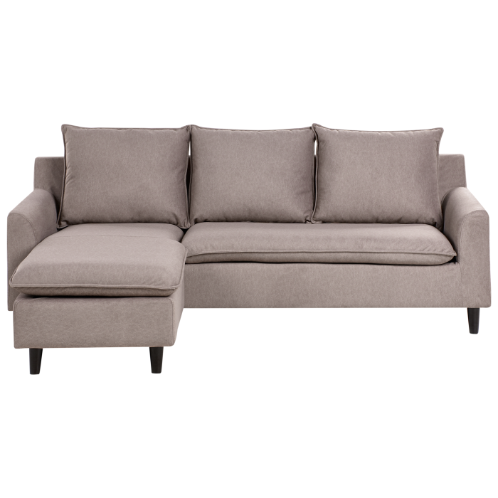ELVENES 3-seater corner sofa Taupe Right [2]