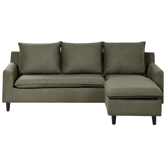 3-seater corner sofa ELVENES Dark green Left [2]