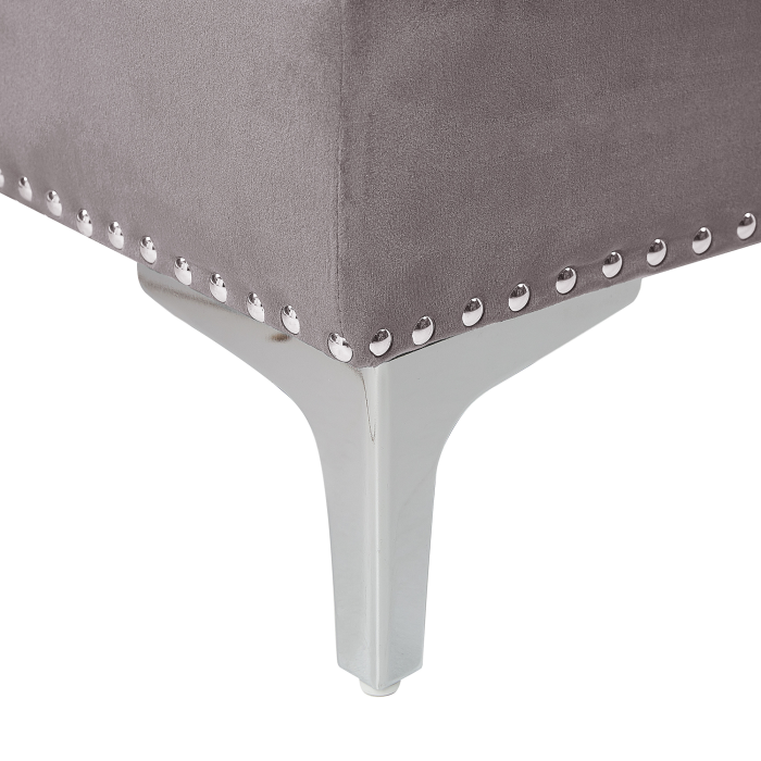 3-seater corner sofa FLEN Velvet Grey Right [8]