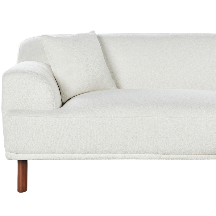 3-seater corner sofa HOLT Boucle White Left [7]