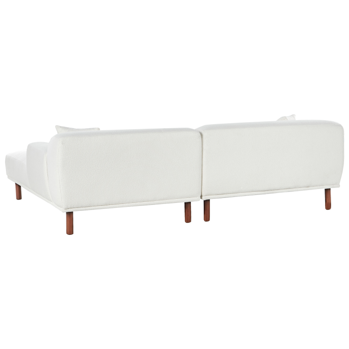 3-seater corner sofa HOLT Boucle White Left [6]
