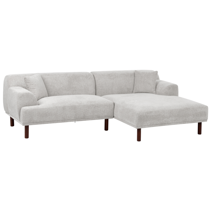 Colțar cu 3 locuri HOLT  Gri deschis Stânga [4]