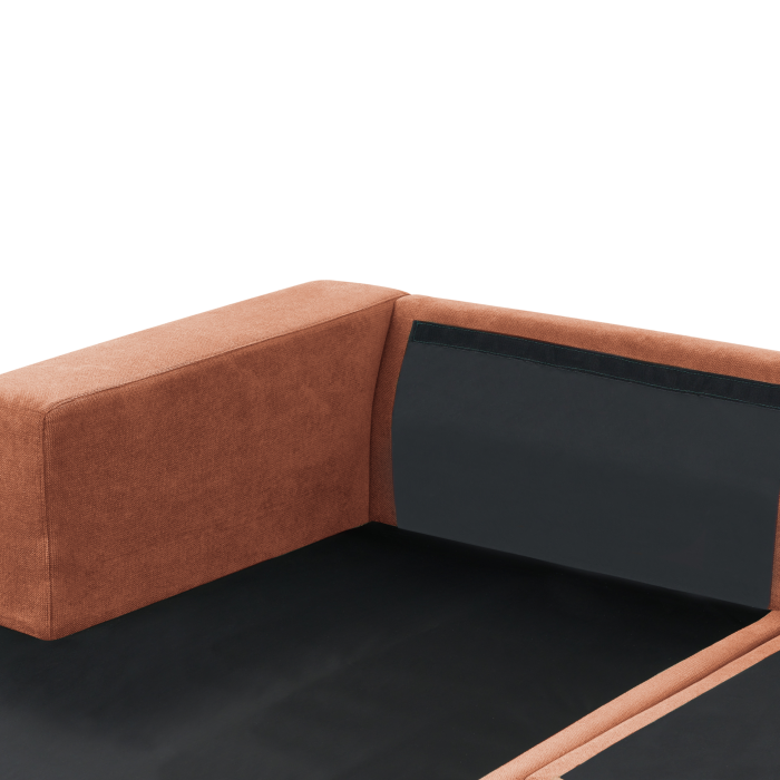 3-seater corner sofa LOFOTEN Light red Right [8]