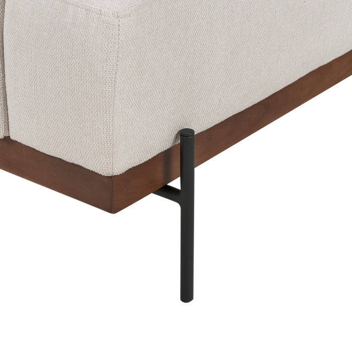 Colțar cu 3 locuri MARIFERD  Bej deschis Stânga [9]