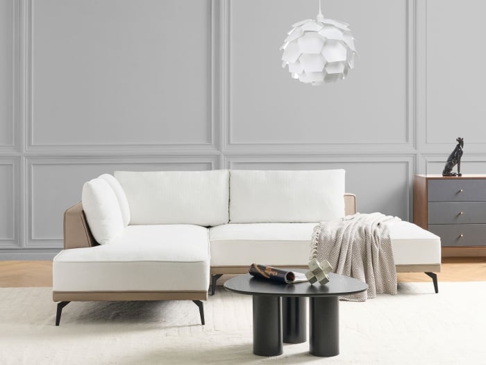 3-seater corner sofa MYKEN Off-white Right [1]