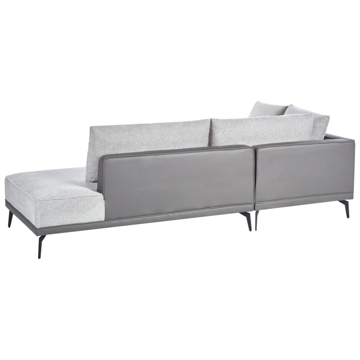 Colțar cu 3 locuri MYKEN  Gri deschis Dreapta [5]