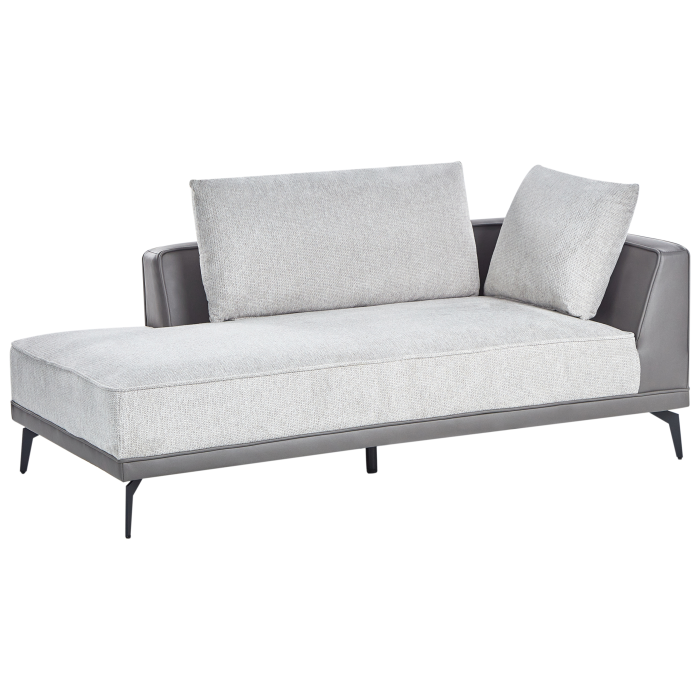 Colțar cu 3 locuri MYKEN  Gri deschis Dreapta [7]