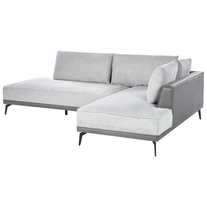 MYKEN 3-seater corner sofa Light grey Left [4]