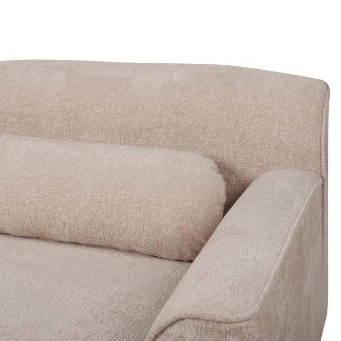 Colțar cu 3 locuri SIMOS Chenille Bej Stânga [7]