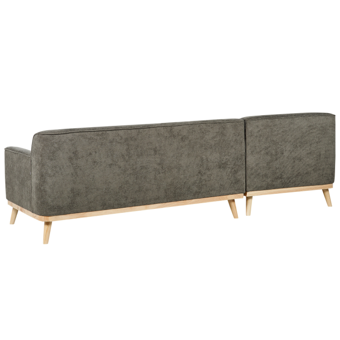 Colțar cu 3 locuri SIMOS Velur Verde închis Dreapta [6]