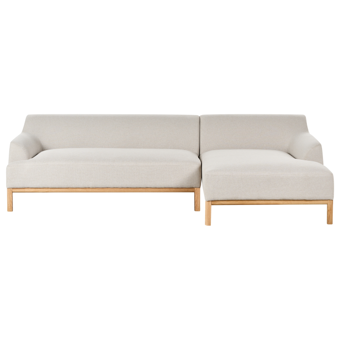 SOSJO 3-seater corner sofa Light beige Left [2]