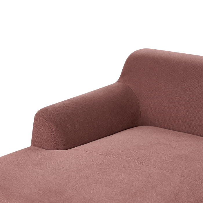 SOSJO 3-seater corner sofa Burgundy Right [6]