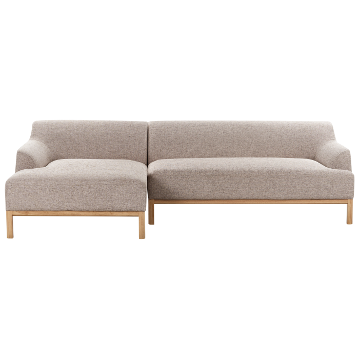 3-seater corner sofa SOSJO Light brown Right [2]