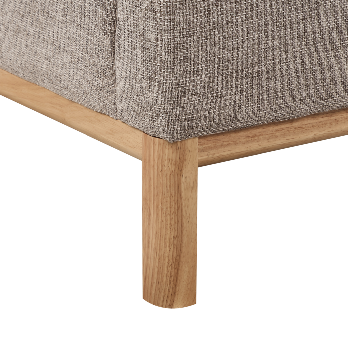 3-seater corner sofa SOSJO Light brown Right [8]