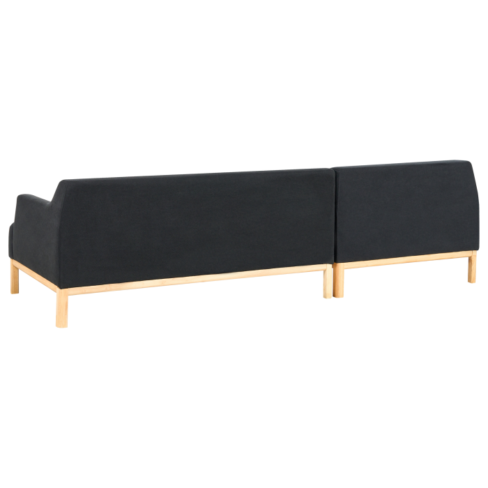3-seater corner sofa SOSJO Black Right [5]