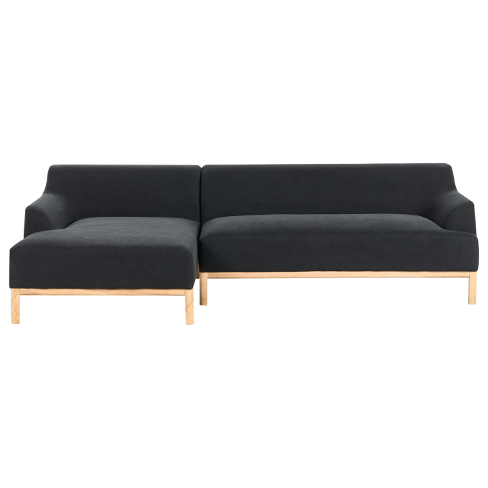 3-seater corner sofa SOSJO Black Right [2]