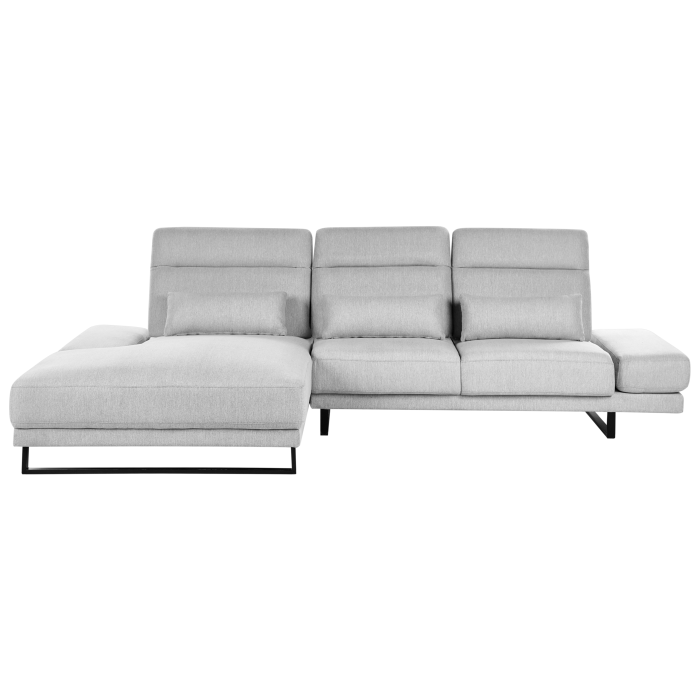 IKAST 4-seater corner sofa Light grey Right [2]