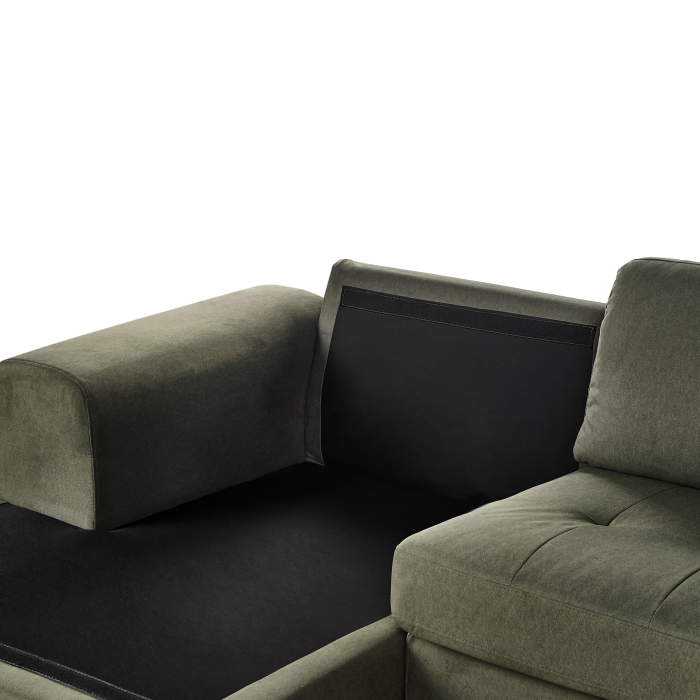 Colțar cu 4 locuri KIRUNA  Verde închis Dreapta [11]