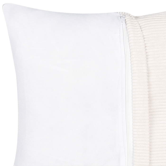 4-seater corner sofa LUNGO Velvet Off-white Right [8]