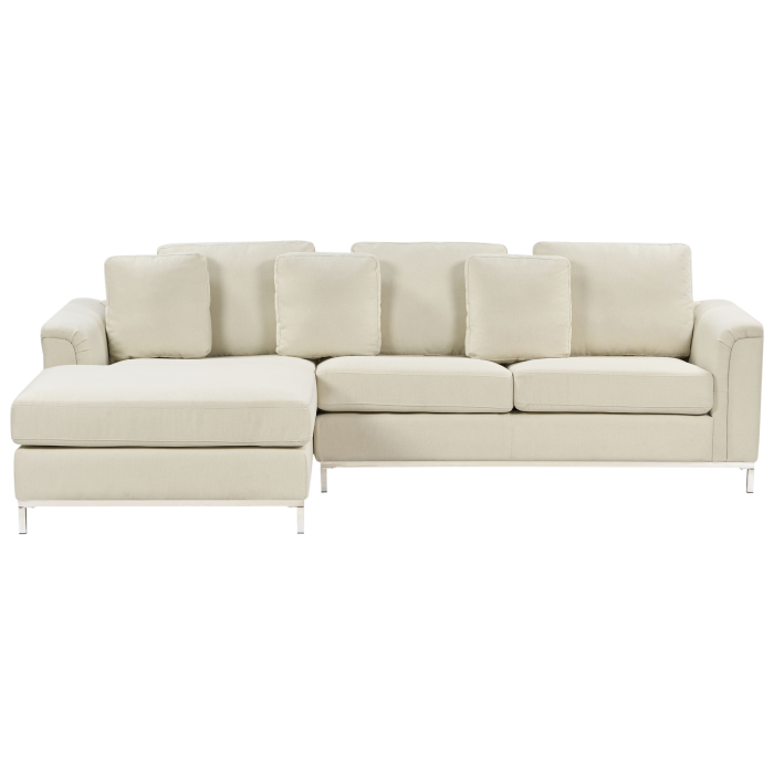 OSLO 4-Seater Corner Sofa Beige Right [2]