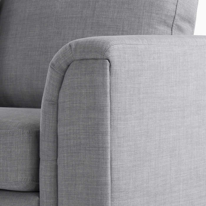 OSLO 4-seater corner sofa Light grey Right [4]