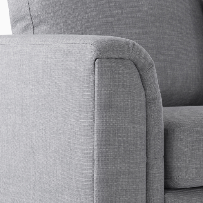 OSLO 4-seater corner sofa Light grey Left [4]